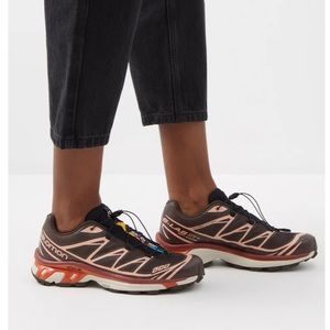 SALOMON
XT-6 mesh and rubber trainers